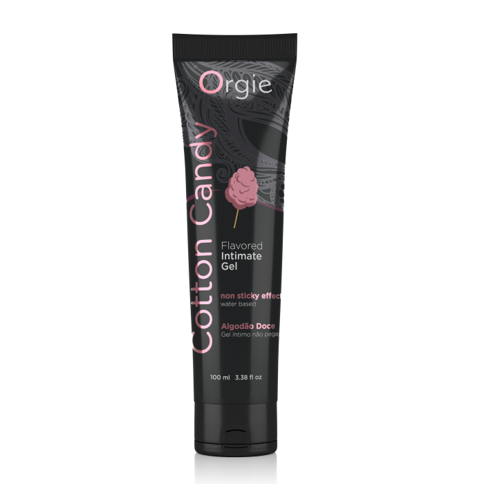 Съедобный интимный гель Orgie Lube Tube Cotton Candy, 100 мл